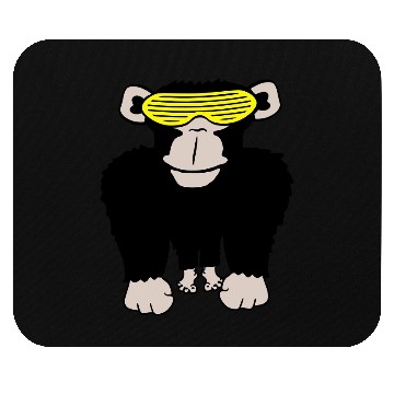 Discover Funky Sunglasses Gorilla Cool Party Monkey Funny Mouse Pads