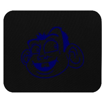 Discover Monkey Face Sweet Cute Little Head Laughs Happy Mouse Pads