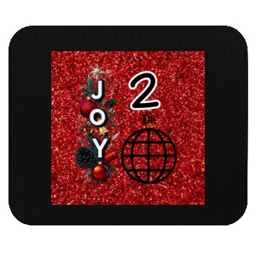 Discover Joy to the World Mouse Pads
