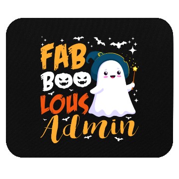 Discover Faboolous Admin Funny Scary Ghost Halloween Costum Mouse Pads