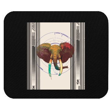Discover Elephant Splash Mouse Pads