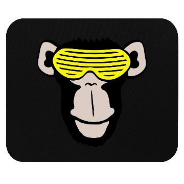 Discover Funky Sunglasses Gorilla Cool Party Monkey Funny Mouse Pads