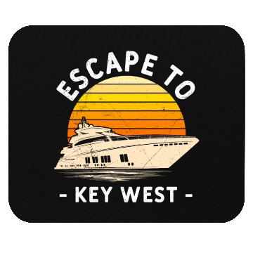 Discover Florida ESCAPE TO KEY-WEST Sailing Florida Mouse Pads