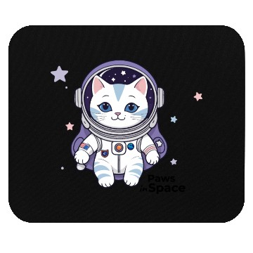 Discover Paws in Space Mouse Pads