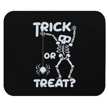 Discover Trick Or Treat Halloween Ghost Funny Skeleton Danc Mouse Pads