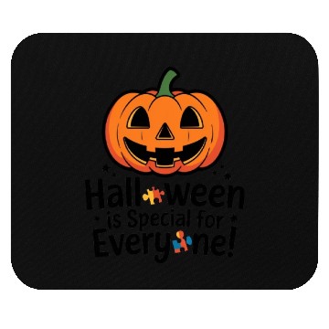 Discover Festive Jack-O'-Lantern Halloween Design Mouse Pads