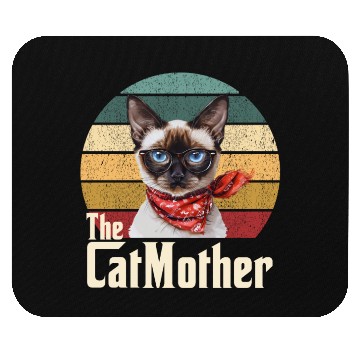 Discover Best Cat Mom Ever Siamese Cat Lover Owner Cat Mama Mouse Pads