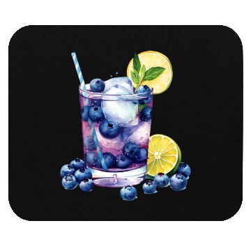 Discover Blueberry Lemon Cocktail Mouse Pads