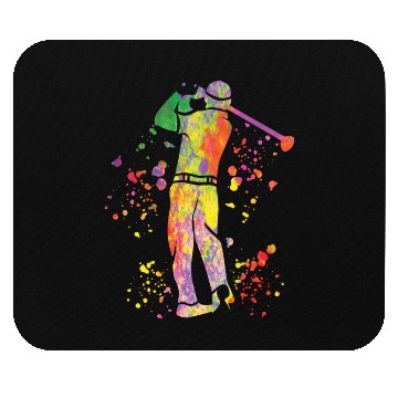 Discover Golfer Colorsplash Kids Miniature Golf Mouse Pads