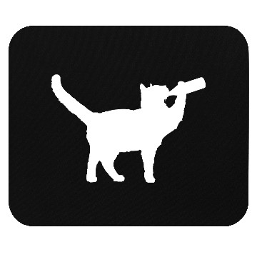Discover Cat Drinking Funny Beer Bottle Alcohol Fun Party Mouse Pads