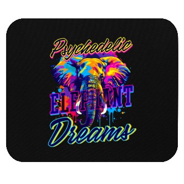 Discover Elephant Psychedelic Elephant Dreams Mouse Pads