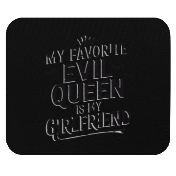 Discover My Favorite Evil Queen Is My Girlfriend Mouse Pads