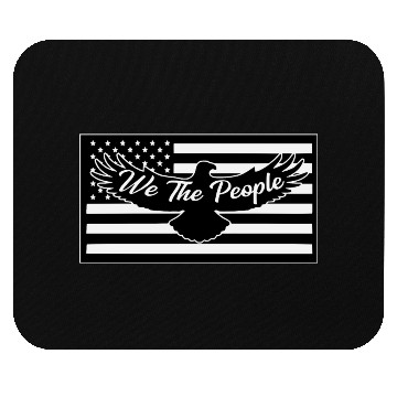 Discover We The People Eagle Flag © LIKE US ON FACEBOOK Mouse Pads