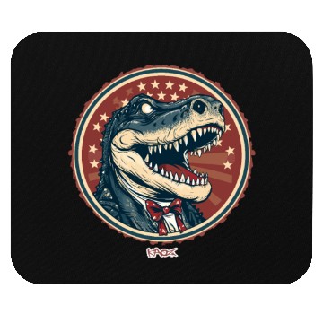 Discover Patriotic Alligator Mouse Pads