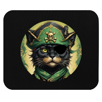 Discover Pirate cat Mouse Pads
