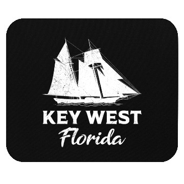 Discover KEY-WEST FLORIDA Sailing Sunshine-State West Keys Mouse Pads