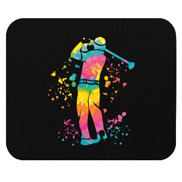 Discover Golfer Colorsplash Kids Miniature Golf Mouse Pads