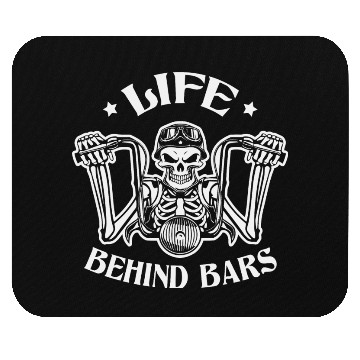 Discover Life Behind Bars Biker LIKE US ON FACEBOOK # Mouse Pads