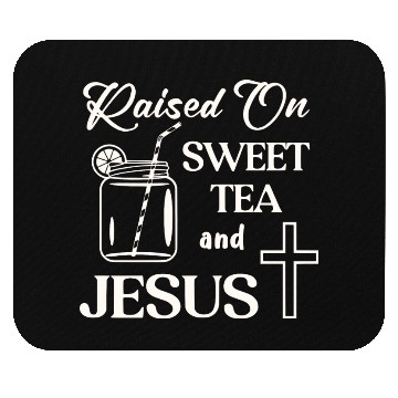 Discover Raised On Sweet Tea And Jesus LIKE US ON FACEBOOK Mouse Pads