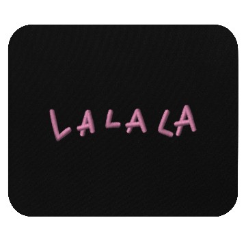 Discover LA LA LA embroidered Mouse Pads