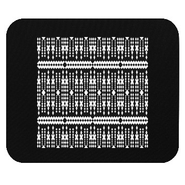 Discover Traditional tribal geometric pattern. Mouse Pads