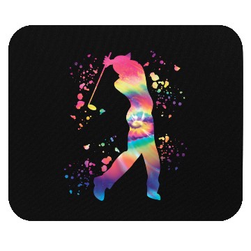 Discover Golfer Colorsplash Kids Miniature Golf Mouse Pads