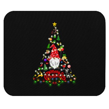 Discover Funny Gnomes Christmas Tree Gnomies Family Xmas Mouse Pads