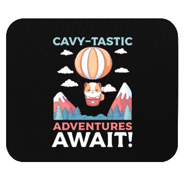 Discover Guinea Pig Cavy-Tastic Adventures Await! Mouse Pads