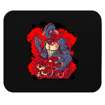 Discover Fantasy Horror Creature - Death Lagoon Mouse Pads