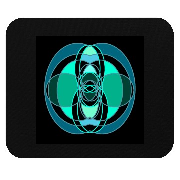 Discover Abstract blue and green design Mouse Pads