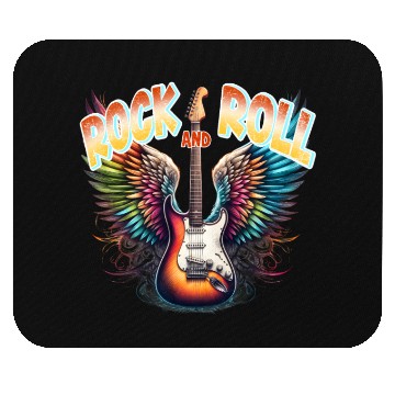 Discover Rock and Roll - Guitar Mouse Pads