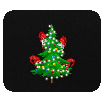 Discover Christmas Gnomes Funny Tree Holiday Mouse Pads