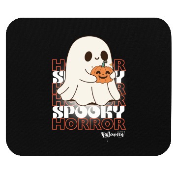 Discover Black And White Modern Halloween Mouse Pads
