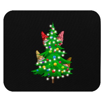 Discover Christmas Gnomes Funny Tree Holiday Mouse Pads