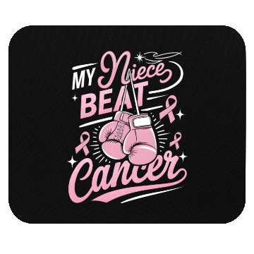 Discover My Niece Beat Cancer Breast Cancer Awareness Mouse Pads