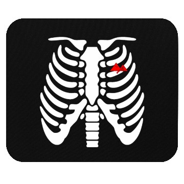 Discover Halloween Skeleton Mountain Climbing Mouse Pads