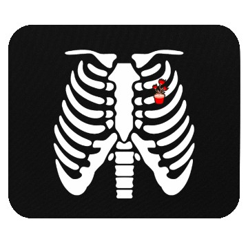 Discover Halloween Skeleton Gardening Mouse Pads