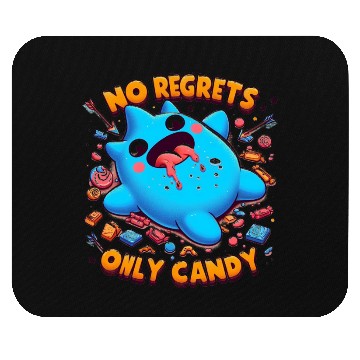 Discover Stitch Halloween No Regrets Only Candy Mouse Pads