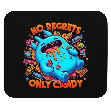 Discover Disneyland Stitch Halloween No Regrets Only Candy Mouse Pads
