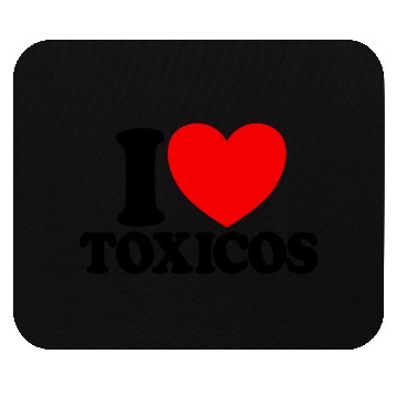 Discover I Love Toxicos Red Heart Toxic Latino Women'slove Mouse Pads