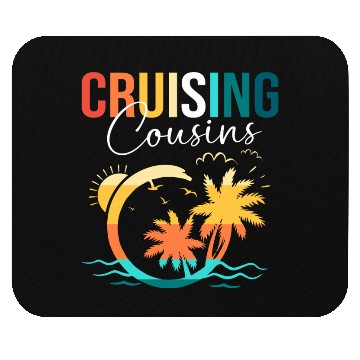 Discover Family Cruise Mediterranean Cruising Cousins Mouse Pads