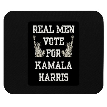 Discover Real men vote for Kamala Harris Mouse Pads