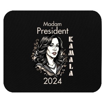 Discover Madam President Kamala Harris 2024 Mouse Pads