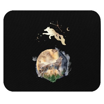 Discover Wolf Moon Magic Mouse Pads