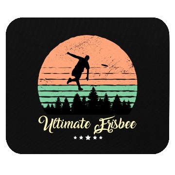 Discover Ultimate Frisbee Vintage Retro Sunset Mouse Pads
