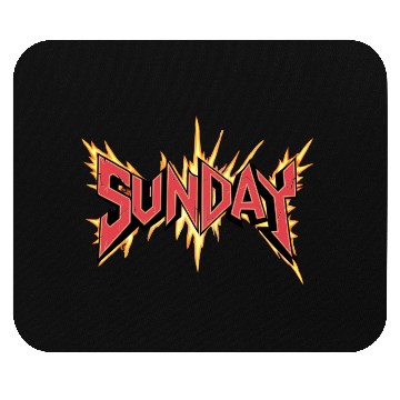 Discover Sunday Rock Anthem, Cool Sunday Mouse Pads