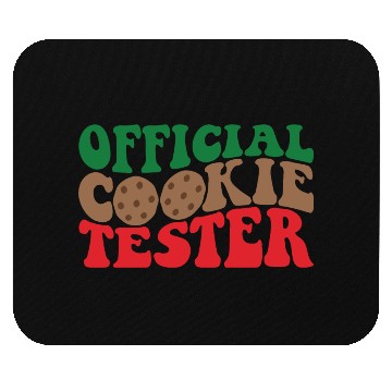Discover Official Cookie Tester - funny Christmas design Mouse Pads