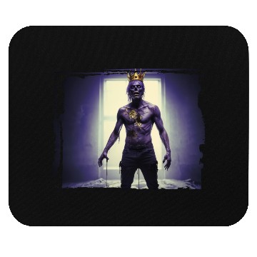 Discover Portrait full body zombie with gold crown Mouse Pads