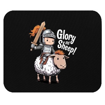 Discover Settler Board Game Sheep Mouse Pads