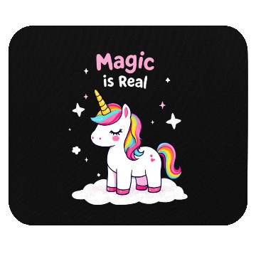 Discover Magic Is Real: Unicorn Fantasy Dreamscape for Mouse Pads